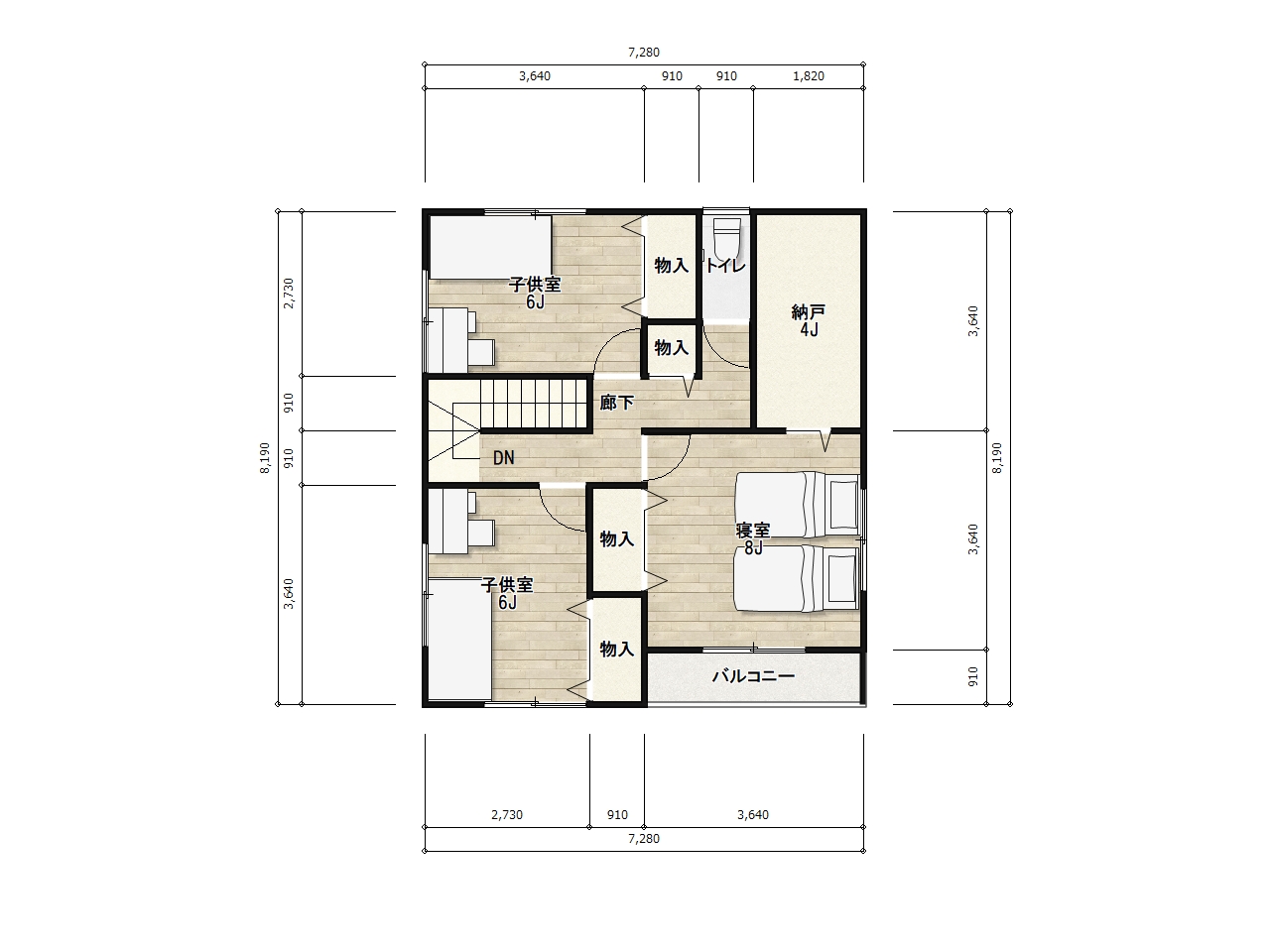 王道の間取り 建売住宅 Design Tak